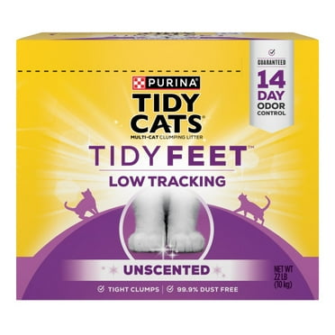 Tidy Cats Tidy Feet Unscented Clump 22lb Box