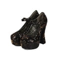 thumbnail image 5 of Womens Reversible Sequin Round Toe Platform Mary Jane Pumps High Heel 18175, 5 of 5