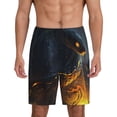thumbnail image 1 of Fotbe Glowing Snake Dark Forest Pantalones Cortos de Pijama para Hombre, Ropa de Dormir, Pantalones de Pijama Cortos para Hombre-Medium, 1 of 6