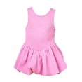 thumbnail image 5 of FYDUU Summer Outfits Girls Sleeveless Tennis Dress Casual Golf Dress School Sports Dresses with Leggings Shorts 2 Piece Sets 5-6 Years, 5 of 5