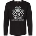 thumbnail image 3 of Inktastic Together, We Fight Lung Cancer Awareness Long Sleeve T-Shirt, 3 of 5