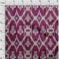 thumbnail image 2 of oneOone Silk Tabby Fabric Geometric Ikat Print Sewing Fabric BTY 42 Inch Wide, 2 of 4