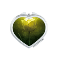thumbnail image 1 of Tulip Greenery Flower Heart Mirror Travel Magnification Portable Handheld Pocket Makeup, 1 of 3