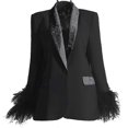 thumbnail image 1 of WomensSleeveOpenBlazerCoatsJacket, 1 of 2