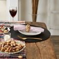 thumbnail image 5 of Black Round Polypropylene Woven Placemat (Set of 6), 5 of 6