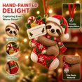 thumbnail image 4 of Clearance! Sloth Christmas Stocking Ornaments, Christmas Decorations for Tree, Cute Forest Animal Christmas Decor for Home, 4 of 7