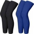 thumbnail image 1 of CNKOO 2 Paires de Manches de Compression pour Jambes Manches Longues Sport Cyclisme pour Hommes Femmes Course Basketball, 1 of 5