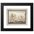 thumbnail image 2 of Adriaen Hendriksz. Verboom 18x15 Black Modern Framed Museum Art Print Titled - Trees in a Marshy&nbsp;Land (17th&nbsp;Century), 2 of 5