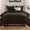 Chocolate, variant on Greenland Home Fashions Velvet Crush Forest Textured Plush Chenille Coverlet Set, All Ages, 3-Piece King/Cal King