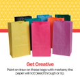 thumbnail image 2 of Bolsa de papel School Smart 85623 con fondo plano, 6 x 11 cm, 28 unidades, 2 of 8