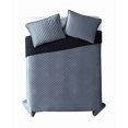 thumbnail image 3 of Mainstays 3 Piece Plush Pinsonic Quit Set, Reversible, Grey, 3 of 4