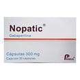 thumbnail image 1 of Nopatic 30 cápsulas de 300 mg c/u, 1 of 1