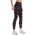 thumbnail image 2 of Happy Halloween Holiday | Halloween Trick or Treat Candy Surprise Pattern Leggings Sweatpants Womens Leggings, 2 of 6