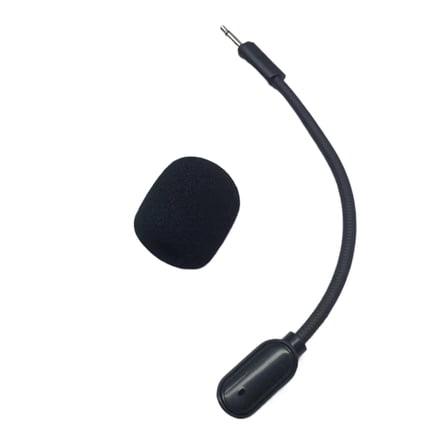 Gaming Boom Microphone Replacement for 100 Headsets with Noise Cancellation Detachable 2.5mm Game Boom Mic