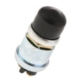 thumbnail image 3 of Interruptor de Botón Momentáneo 1NO1NC Carcasa de material acero Inoxidable Plateado Azul de 12 V Adecuado para Orificio de Montaje de 19 Mm 3/4 Cola Interruptor de botón pulsador momentáneo, 3 of 6