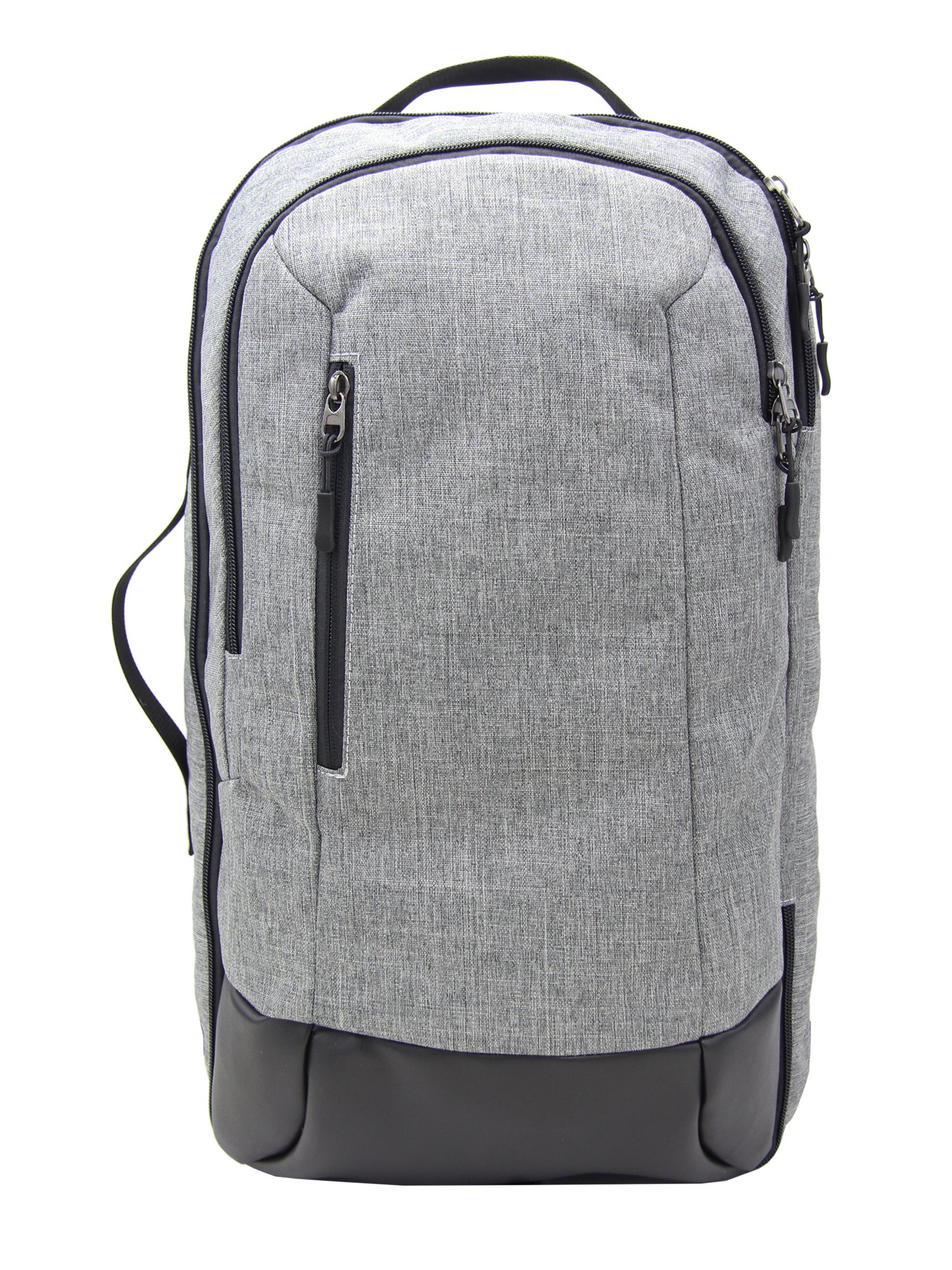Protege 20" Convertible Travel Backpack with Multi Pockets and Trolley Sleeve, Gray