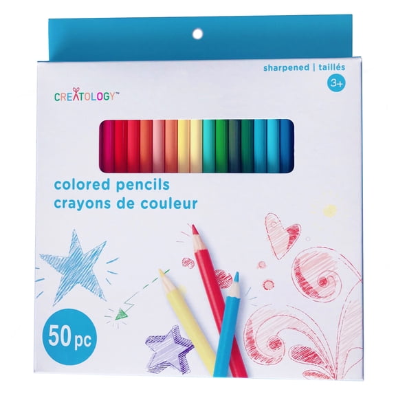 12 Packs: 50 ct. (600 total) Colored Pencils by Creatology