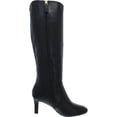 thumbnail image 2 of Lauren Ralph Lauren Womens Caelynn Leather Tall Knee-High Boots, 2 of 5