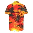 thumbnail image 4 of WAENQINLA Big and Tall Hawaiian Shirt for Men Short Sleeve Casual Shirts Button Down Shirt Men Beach Summer Wedding Shirt, 4 of 5