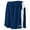 Blue - navywhite, variant on Mizuno Womens DryLite Volleyball Athletic Workout Shorts, Blue, Large