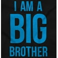 thumbnail image 2 of I Am a Big Brother Cute Siblings Bodysuit Jumper Boys Infant Baby Brisco Brands 18M, 2 of 6