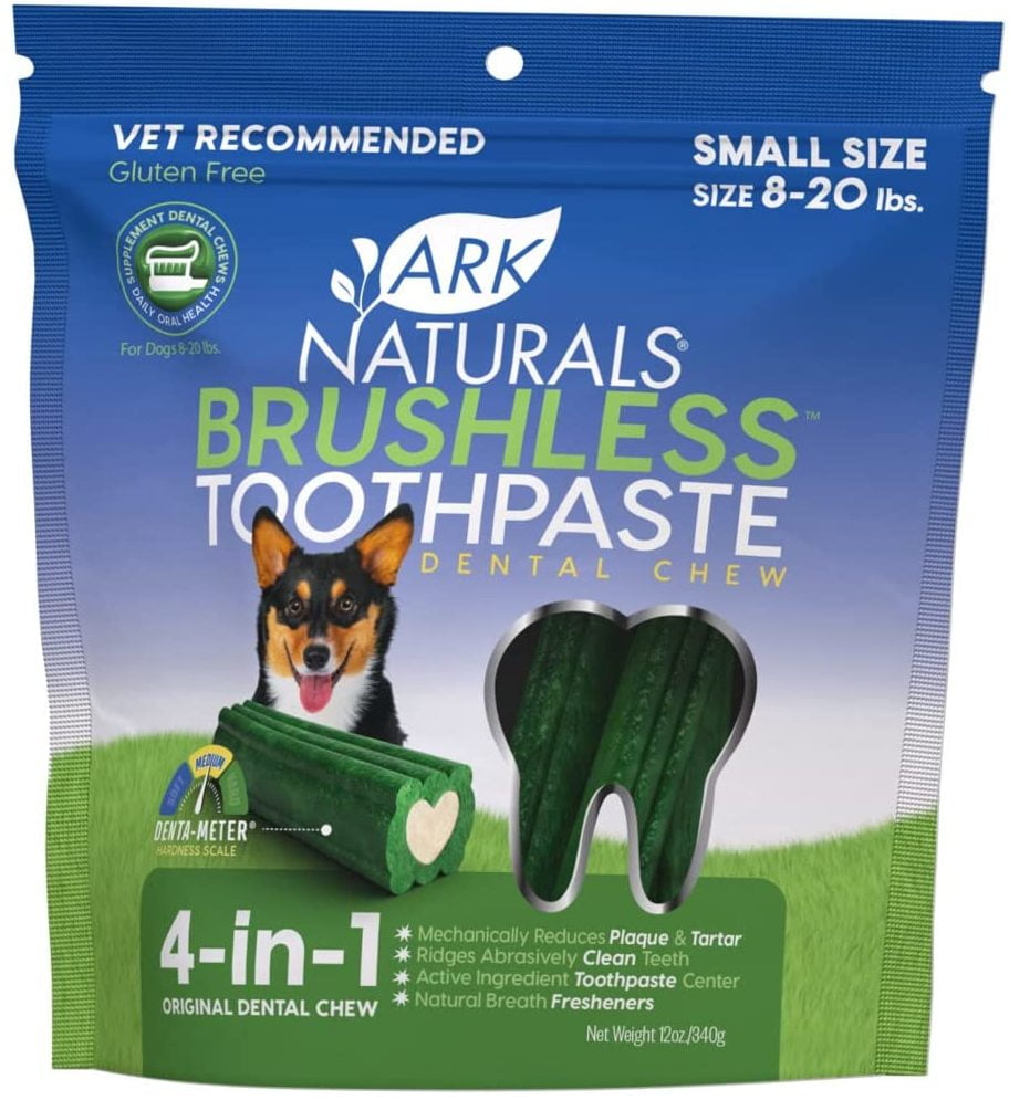 Toys Brushless Toothpaste, Dog Dental Chews For Small, 12 Ounce Pack Of