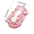 thumbnail image 3 of Danhjin Adorable Fun Cats-Shaped Area Rug Stylish Unique Home Decor Carpet Handmade & Premium for Living Rooms Cartoon Bedrooms Children Room Bedsie Floor Mat Door Mat Soft Plush, 15.7in*23.6in, 3 of 6