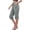 Gray, variant on Qiopertar Women's Casual Drawstring Elastic Waist Faux Denim Capri Pants Solid Color Fashion Cropped Trousers Relaxed Fit Spring Summer Comfy Pants, Army Green XL