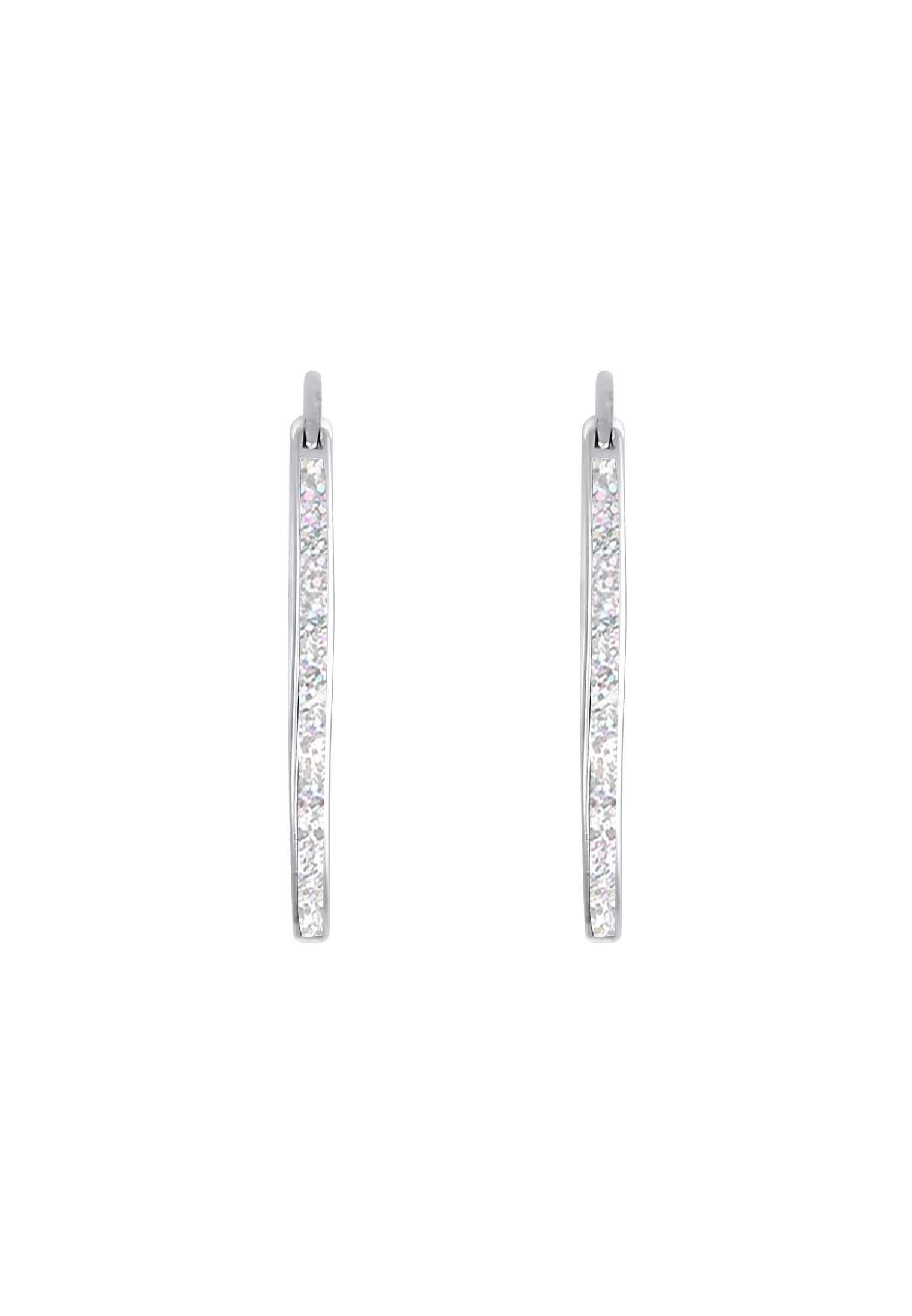 Elli by Julie & Grace Hoop Earrings with Enamel 925 Silver for Women