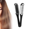 thumbnail image 4 of Cepillo para el Cabello de Las Mujeres, Primavera Compacta de Primavera Portátil de Alisado de Doble Cara para El Salón de Belleza Para El Hogar para la Barbería, 4 of 7
