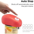 thumbnail image 4 of Kitchen Mama One-Touch Auto Stop Electric Can Opener (Red), 4 of 6
