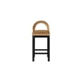 thumbnail image 6 of Meridian Furniture Conrad Saddle Velvet Counter Stool, 6 of 9
