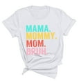 thumbnail image 3 of Herrnalise Mama Shirt for Women Mama Mommy Mom Bruh Mother's Day T Shirts Funny Short Sleeve Casual Tops Tees Pink, 3 of 6