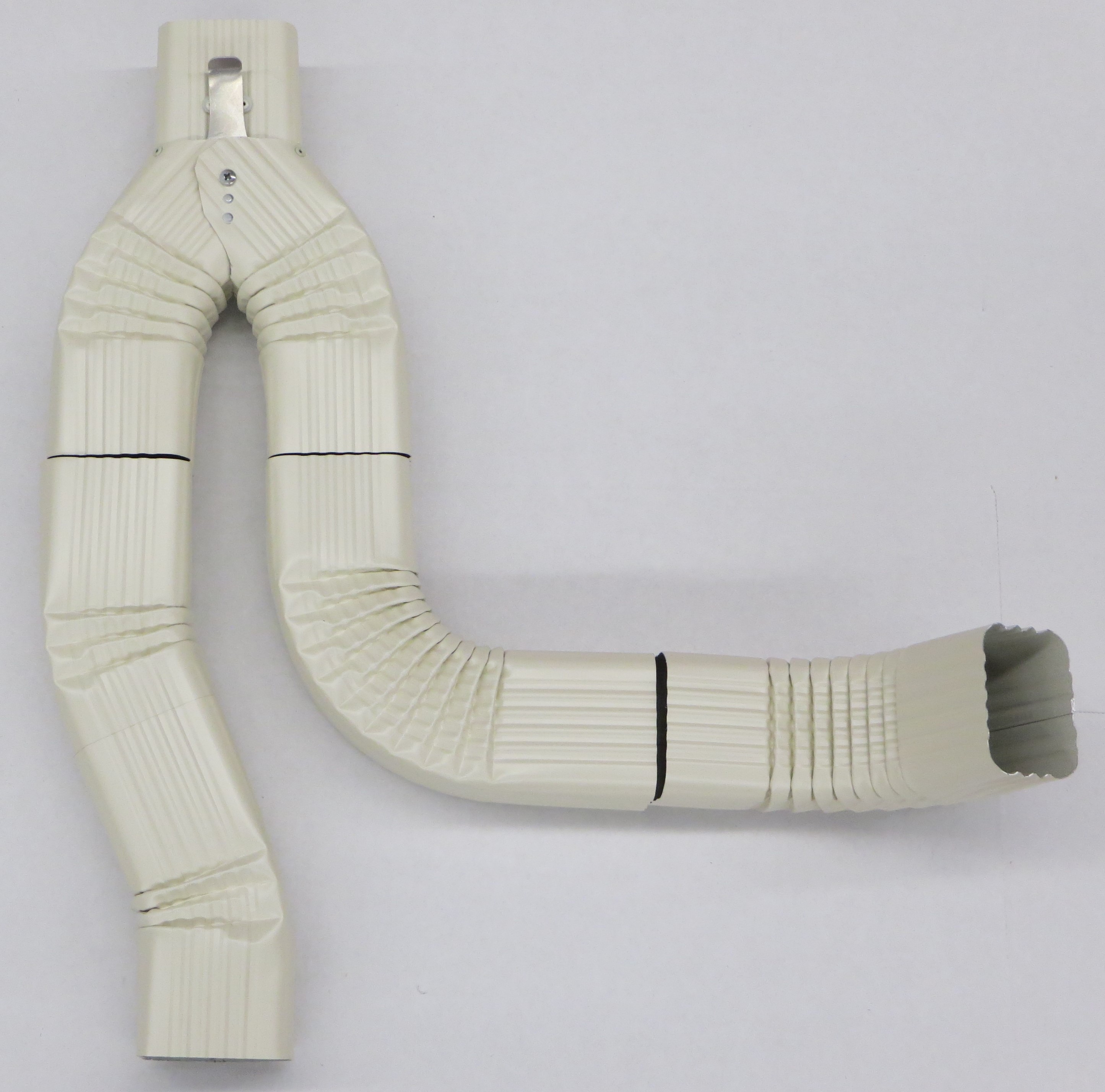 Offset Downspout Diverter for Rain Barrels (3X4, ALMOND)