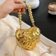 thumbnail image 4 of Bolso de mano de noche con forma de corazón y caja de acrílico dorado, elegante bolso de hombro para bodas, citas y fiestas, bolso de mano de diseñador de lujo para mujer, 4 of 5