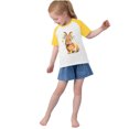 thumbnail image 3 of RXIRUCGD 2025 Vêtements d'Été pour Enfants Tout-Petits Garçons Filles Mode Mignon Col Rond Imprimé Manches Courtes Haut, 3 of 6
