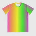 thumbnail image 3 of T Shirt For Men Rainbow Gradient T-Shirt Male Pride Month Awesome Original Harajuku Tee Shirt Short, 3 of 7