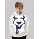 thumbnail image 4 of Ropa para niños, sudadera con capucha con estampado digital 3D de payaso aterrador de Halloween para niños, camisetas informales de poliéster de manga larga para primavera y otoño, ropa para niños, 4 of 5