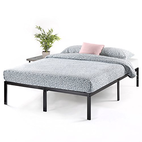Best Price -Mattress 14 Inch Metal Platform Bed, Heavy Duty Steel Slats, No Box Spring Needed, Easy Assembly, Black, Twin XL