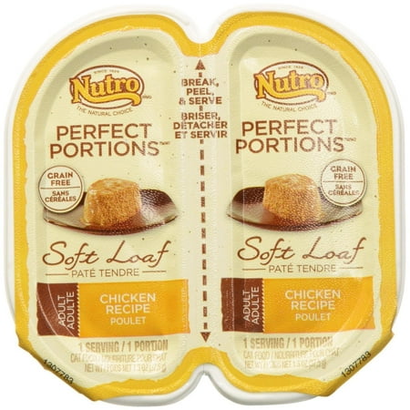 Nutro Perfect Portions Adult Cat Food Soft Loaf - Chicken - 2.6 Oz - 24 Ct