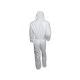 thumbnail image 2 of A20 Elastic Back Cuff and Ankles Hooded Coveralls, 4X-Large, White, 20/Carton, 2 of 6