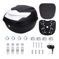 thumbnail image 2 of Motorcycle Top Case, Motorcycles Luggage Storage Case 39L Safe Storage Space Shockproof Universal with 2 Keys for Riding Journey, 2 of 7
