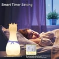 thumbnail image 3 of Lindas luces de noche con forma de jirafa para habitación de niños, regalos de cumpleaños para niños y niñas, lámpara de guardería para bebés, luz de noche multicolor, 3 of 4