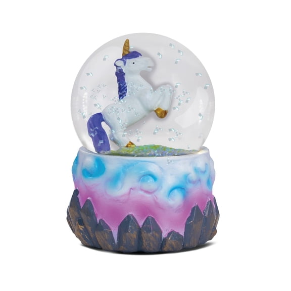 Water Globe - Unicorn from Deluxebase. Snow Globe with Unicorn Figurine, Glass Glitter Globe, Resin Base. Home Decor & Unicorn Gift.