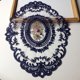 thumbnail image 3 of 2Pcs Embroidered Lace Placemat Coaster Coffee Doilies Table Mat Cover Home Decor, 3 of 7