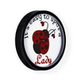 thumbnail image 4 of CafePress - A Lady - 10" Quartz Analog Battery-Powered Modern Wall Clock, Unique, 4 of 5