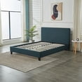 thumbnail image 2 of Base con Cabecera para Cama de Madera Ilios Innova Matrimonial Lino Verde, 2 of 6
