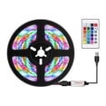 thumbnail image 1 of RGB LED Light Strip with 24-Button Remote Control, 16 Colors, Flexible LED Lights, Waterproof TV Backlight, USB Powered, Suitable for Home Decoration, 1 of 6