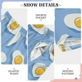 thumbnail image 6 of FORMRS Kids Pajama Pants with Pockets Size 11-12Y Boys Lounge Sleep Bottoms, Playful Fried Eggs, 6 of 8