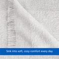 thumbnail image 3 of Mainstays Melange Oversized Throw Blanket, Soft Silver, 50 in x 72 in, 3 of 5